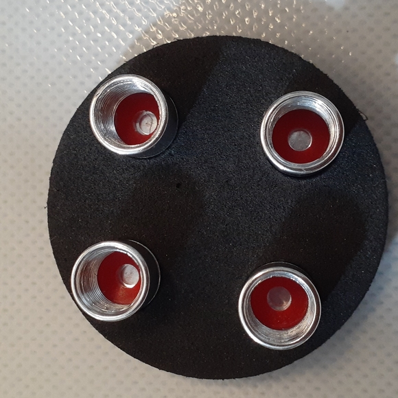 Valve Cap Stem Cover For Silver Metallic Infinity Bike, Car, Trucks - Picture 3 of 3